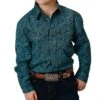 Roper Boy's Amarillo Paisley Snap Shirt