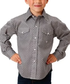 Roper Boys' Western Snap Shirt