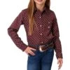 Roper Girls' Diamond Snap Shirt
