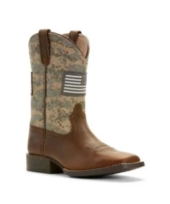 Ariat Kids' Patriot Camo Western Boot