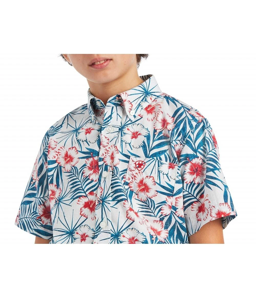 Ariat Boys' Fateh Button Down Shirt 3 Ariat Boys' Fateh Button Down Shirt - Image 3