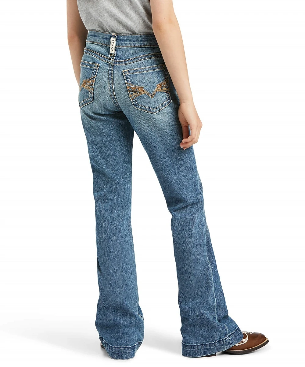 Ariat Girls' R.E.A.L. Allessandra Wide Leg Jean 2 Ariat Girls' R.E.A.L. Allessandra Wide Leg Jean - Image 2