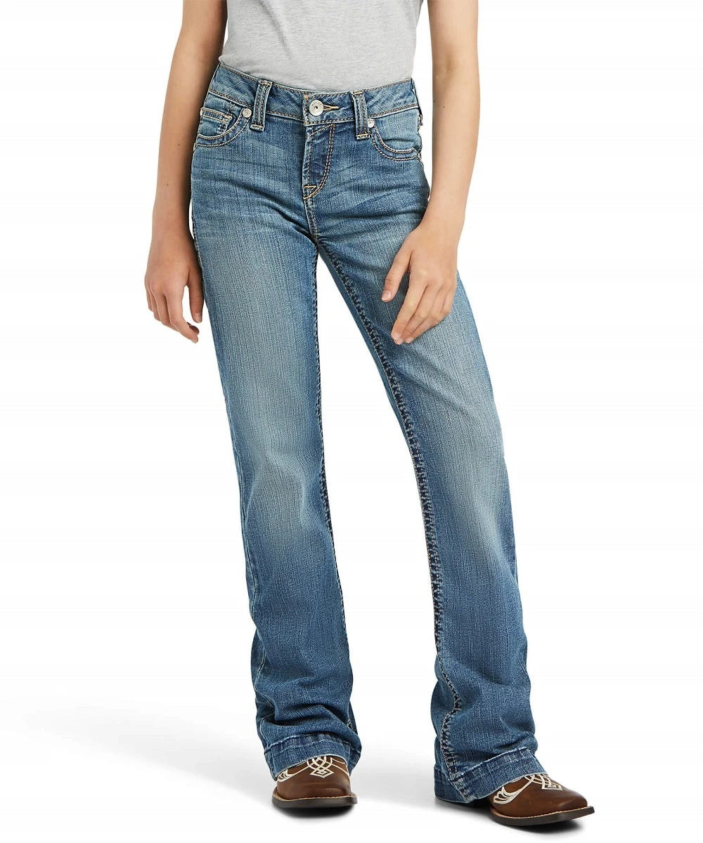 Ariat Girls' R.E.A.L. Allessandra Wide Leg Jean 1 Ariat Girls' R.E.A.L. Allessandra Wide Leg Jean
