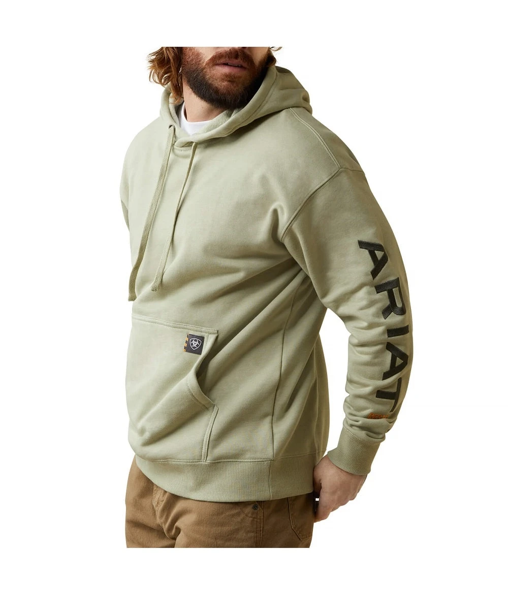 Ariat Men's Sage Rebar Hoodie 2 Ariat Men's Sage Rebar Hoodie - Image 2