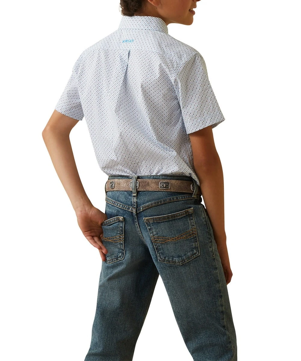 Ariat Boys' Luca Classic Fit Button Down Shirt 2 Ariat Boys' Luca Classic Fit Button Down Shirt - Image 2