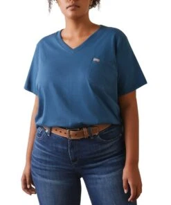 Ariat Women's Rebar American Flag Tee