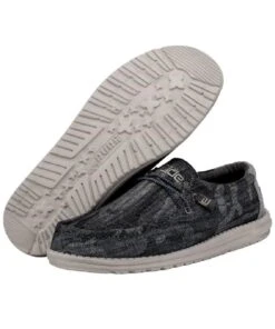 Hey Dude Men's Camo Tweed Wally Shoe