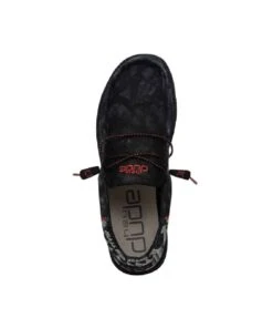Hey Dude Men's Back In Black Wally Funk Shoe 7 Hey Dude Men's Back In Black Wally Funk Shoe -Fashion Shop 110414694 d