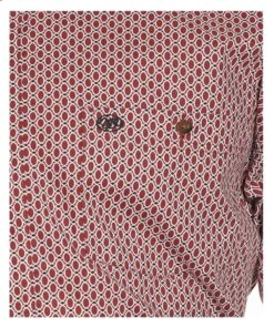 Wrangler Men's Geo Print Button Down Shirt 5 Wrangler Men's Geo Print Button Down Shirt -Fashion Shop 112318492 c