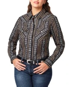 Wrangler Women's Essential Western Snap Shirt