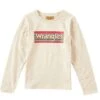 Wrangler Girl's Sunset Logo Long Sleeve Tee