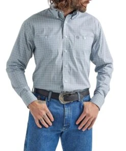 Wrangler Men's George Strait Button Down Shirt