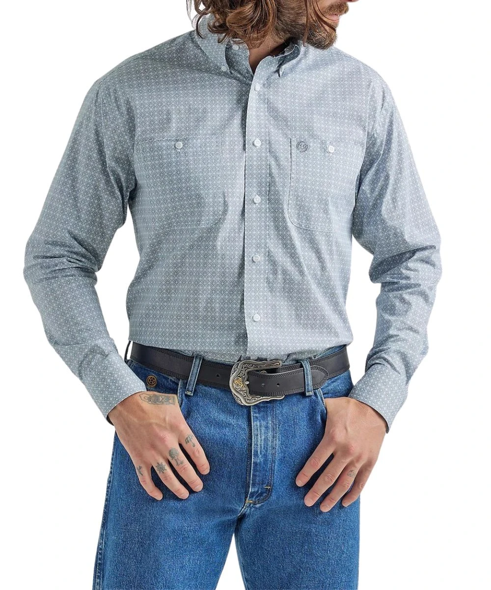 Wrangler Men's George Strait Button Down Shirt 1 Wrangler Men's George Strait Button Down Shirt