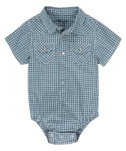 Wrangler Baby Boys' Western Snap Onesie