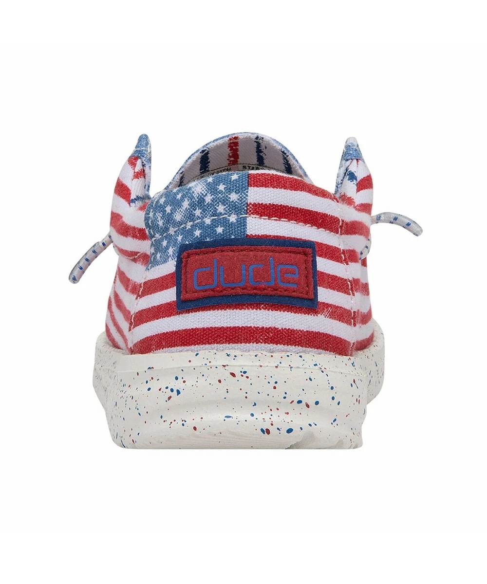 Hey Dude Youth Stars And Stripes Patriotic Shoe 2 Hey Dude Youth Stars And Stripes Patriotic Shoe - Image 2