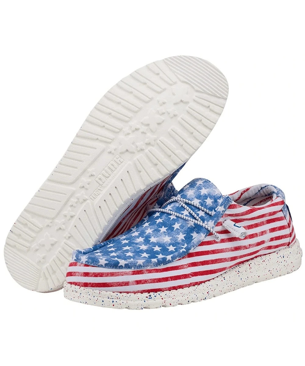 Hey Dude Youth Stars And Stripes Patriotic Shoe 1 Hey Dude Youth Stars And Stripes Patriotic Shoe
