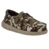Hey Dude Youth Camo Flag Wally Shoe