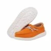 Hey Dude Youth Fiesta Orange Wally Shoe