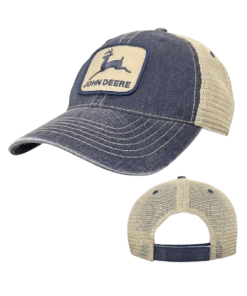 John Deere Stone Washed Logo Cap