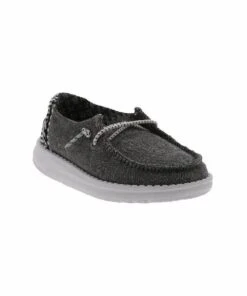Hey Dude Toddler Chambray Onyx Wendy Shoe