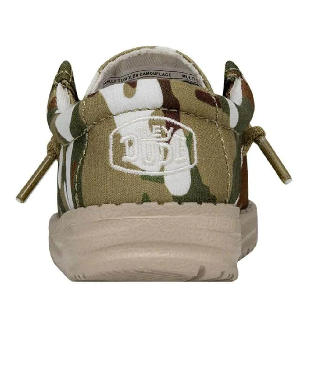 Hey Dude Toddler Multi Camo Wally Shoe 3 Hey Dude Toddler Multi Camo Wally Shoe - Image 3