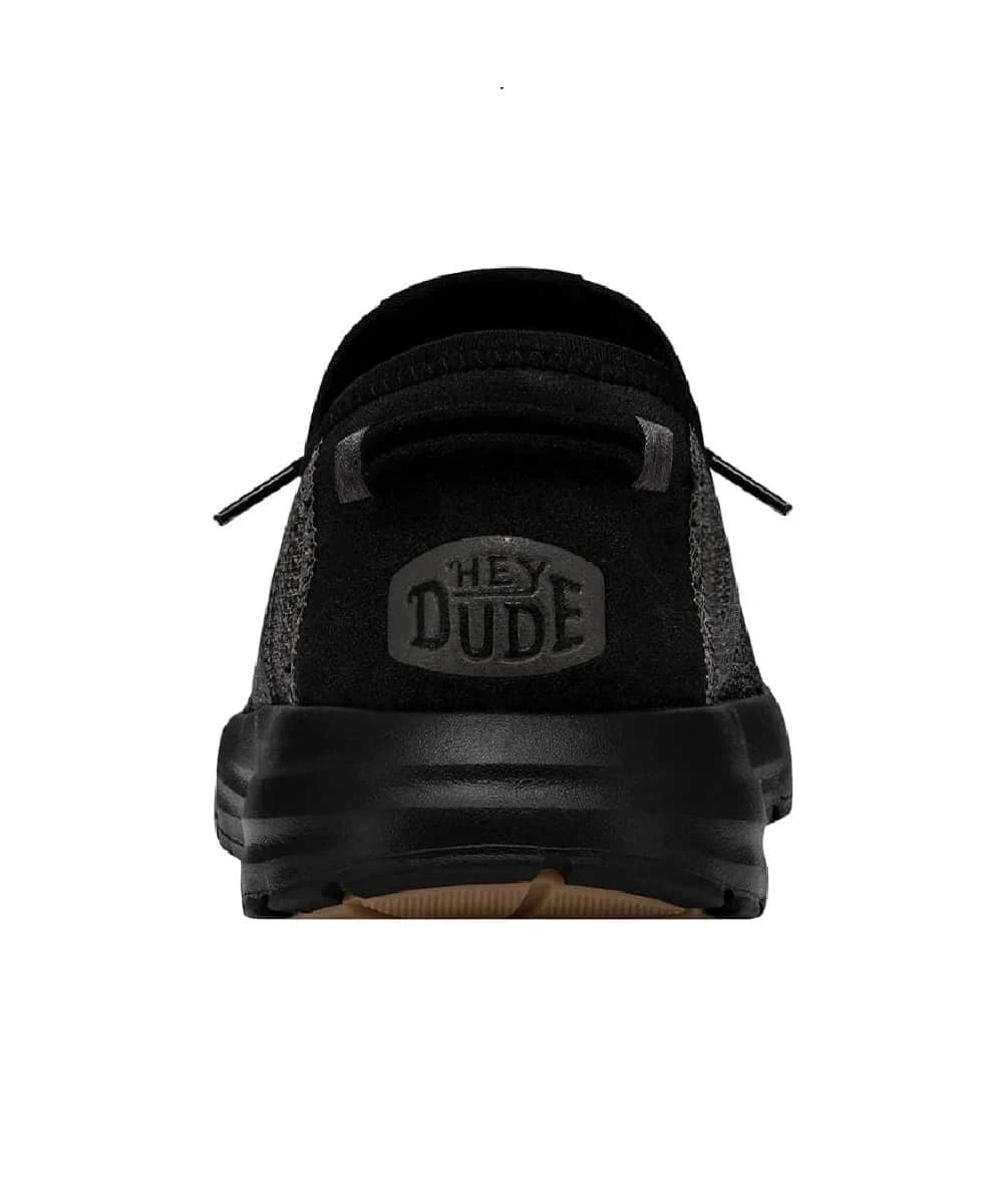 Hey Dude Men's Black Night Sirocco Shoe 3 Hey Dude Men's Black Night Sirocco Shoe - Image 3