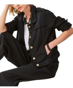 Gift Craft Women's Jayla Linen Jacket