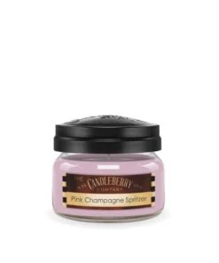 Candleberry Pink Champagne Spritzer Small Scented Candle Jar