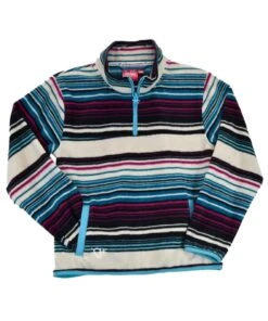 Cowgirl Hardware Girls' Polar Fleece Serape Pullover