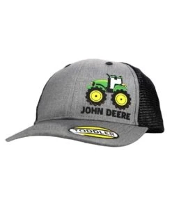 John Deere Kids' 3D Tractor Logo Cap