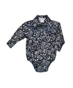 Cowboy Hardware Infant Boys' Paisley Snap Onesie