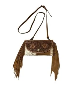 Cowpokes Exclusive Hair On Fringe Purse