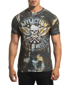 Affliction Men's AC Wheel House Tee
