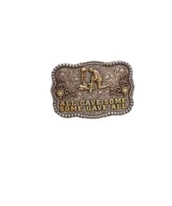 Montana Silversmiths All Gave Some Belt Buckle