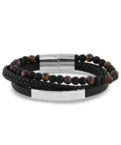 Montana Silversmiths Men's Copper Sky Layered Bracelet