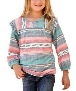 Cruel Girl Girls' Three Quarter Sleeve Blouse