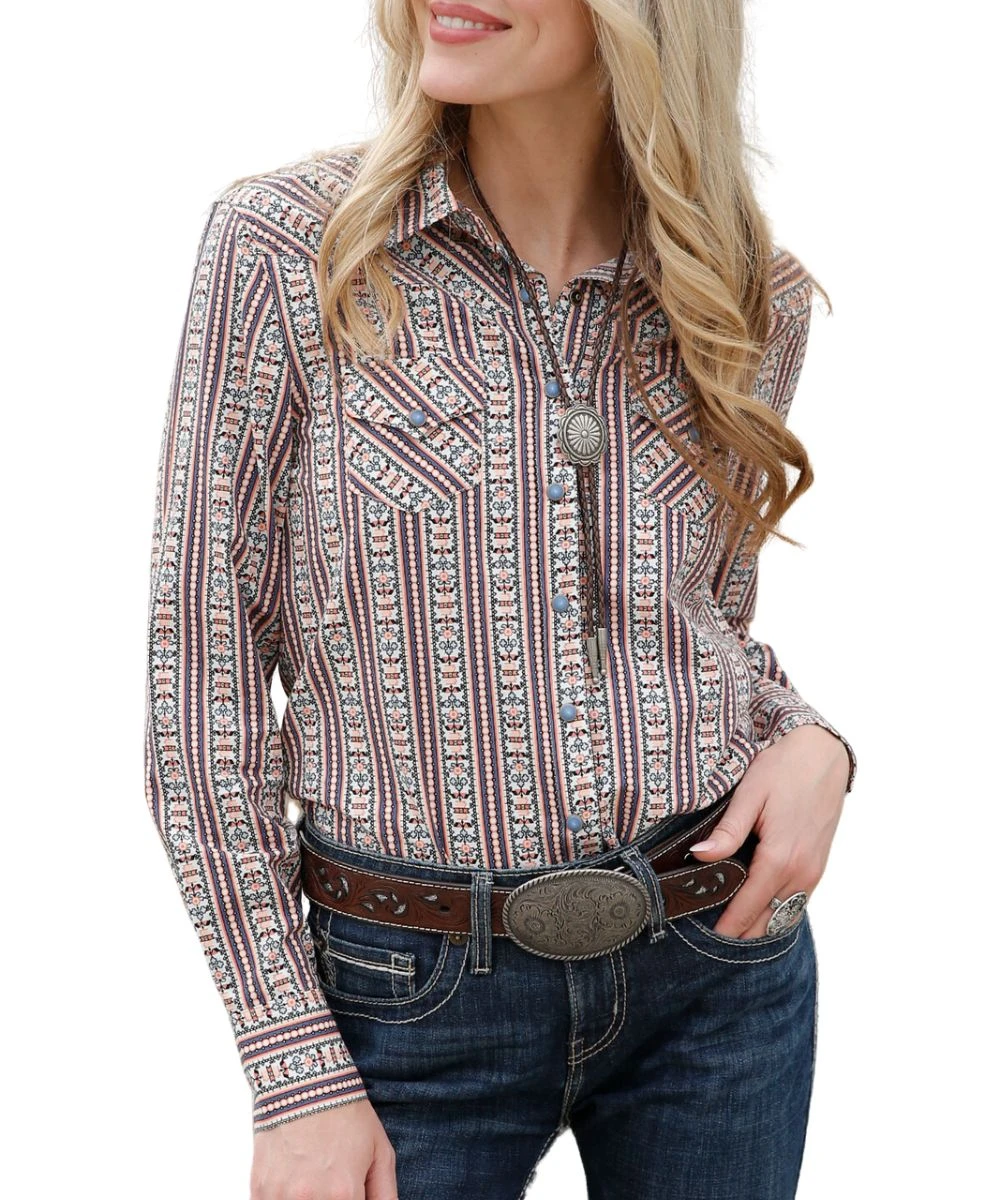 Cruel Girl Women's Western Snap Shirt 1 Cruel Girl Women's Western Snap Shirt