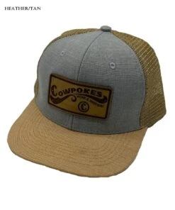 Brandin Iron Cowpokes Patch Cap -Fashion Shop CWWPATCH TAN 2A