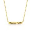 Montana Silversmiths Fearless Faith Bar Necklace