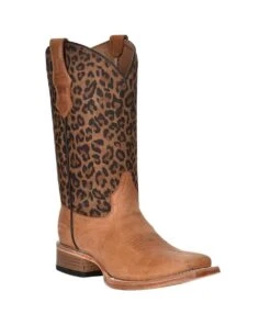 Corral Youth Circle G Leopard Print Boot