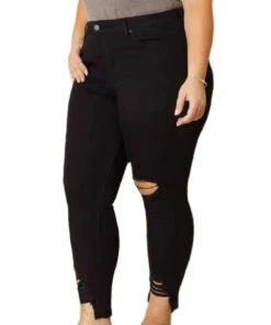 Kancan Women's Plus Size Ankle Skinny Jean