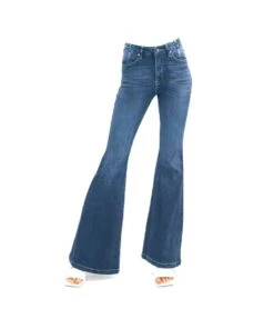 Kancan Women's High Rise Super Flare Jean