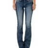 Miss Me Women's Saddle Stitch Bootcut Jean