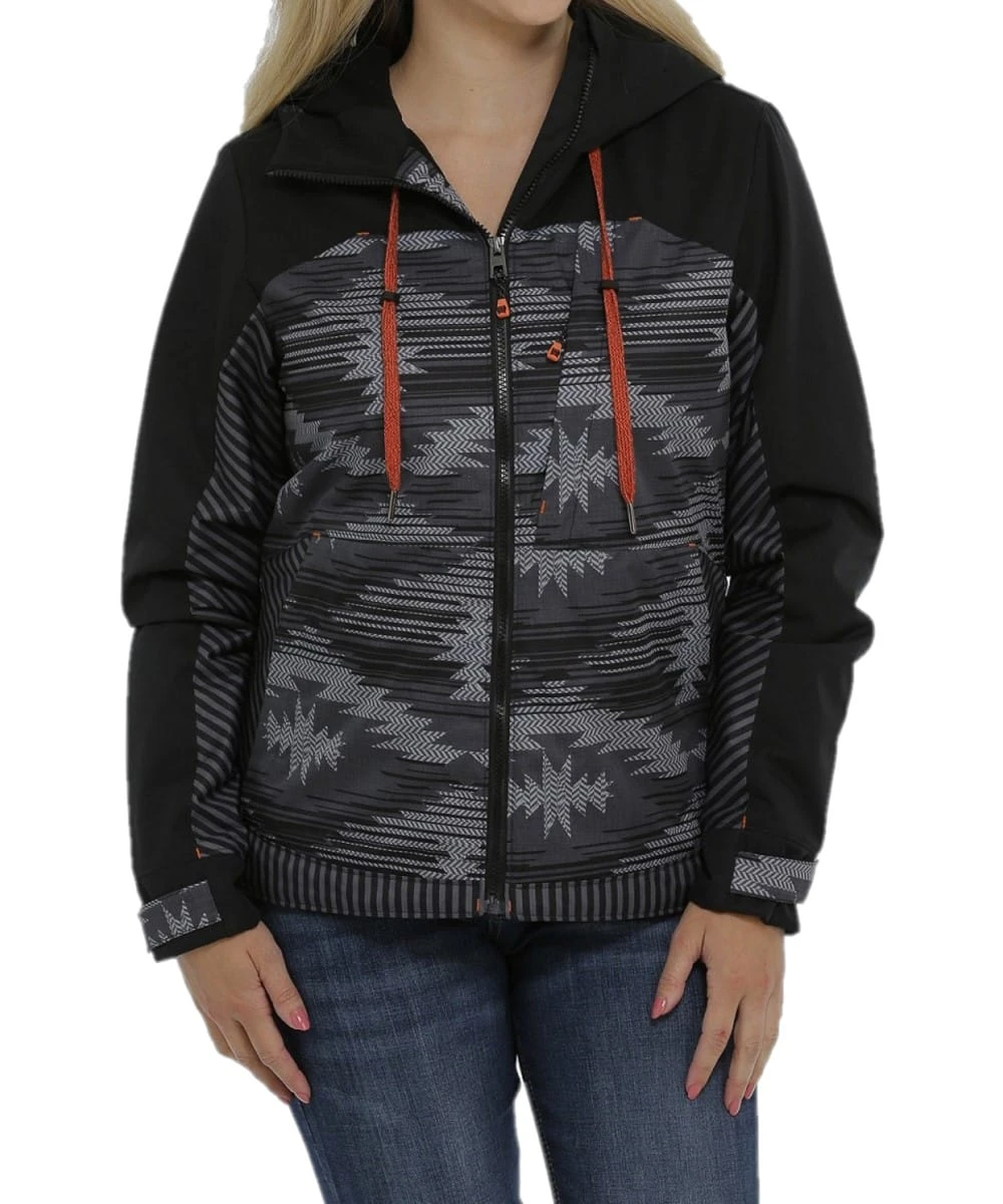 Cinch Women's Black Aztec Ski Jacket 1 Cinch Women's Black Aztec Ski Jacket
