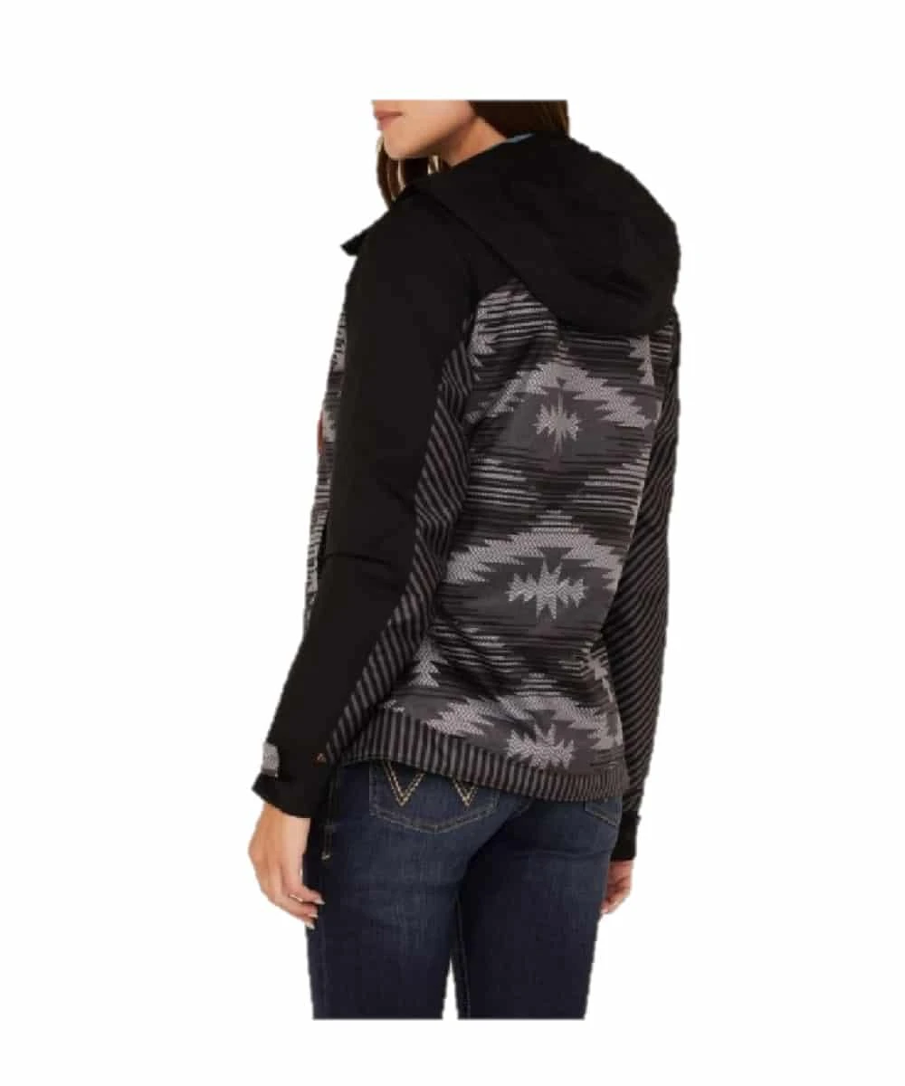 Cinch Women's Black Aztec Ski Jacket 2 Cinch Women's Black Aztec Ski Jacket - Image 2