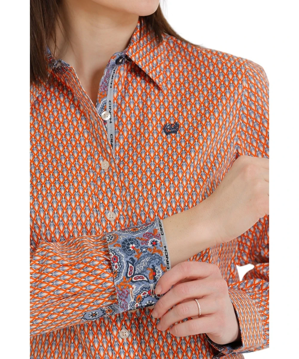 Cinch Women's Western Button Down Shirt 2 Cinch Women's Western Button Down Shirt - Image 2