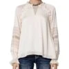 Miss Me Women's Satin Effect Blouse