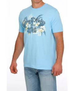 Cinch Men's Camp Aloha Tee