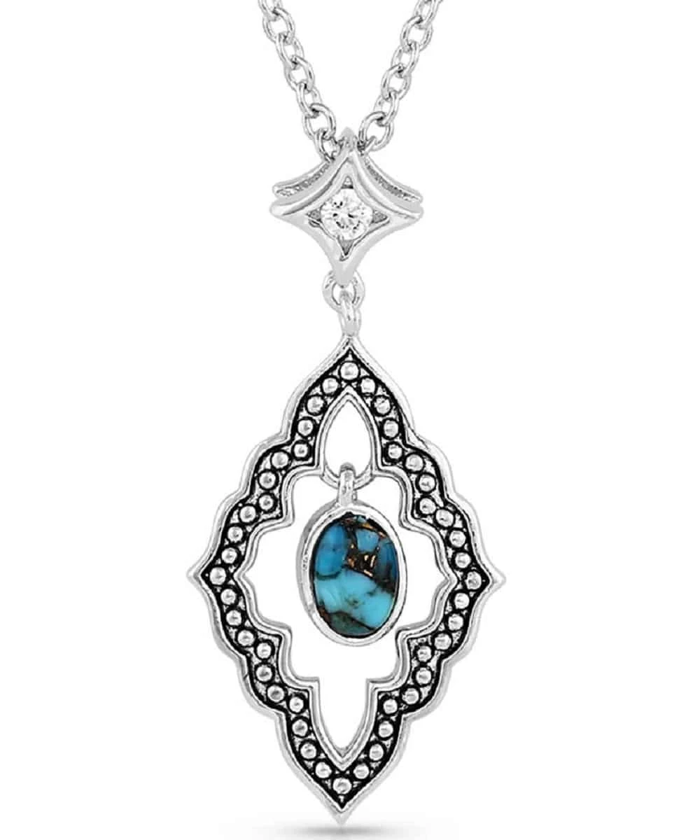 Montana Silversmiths Women's Star Turquoise Necklace 1 Montana Silversmiths Women's Star Turquoise Necklace