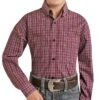 Panhandle Boys' Plaid Button Down Shirt